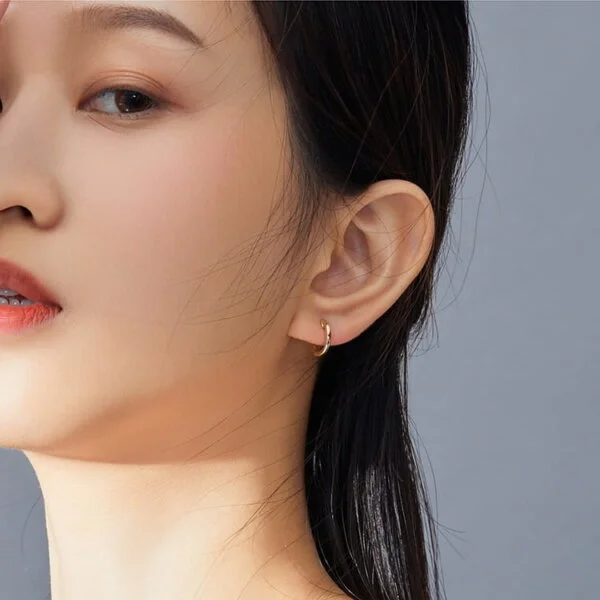 Sidabriniai lanko formos auskarai-4 Sidabriniai lanko formos auskarai-4