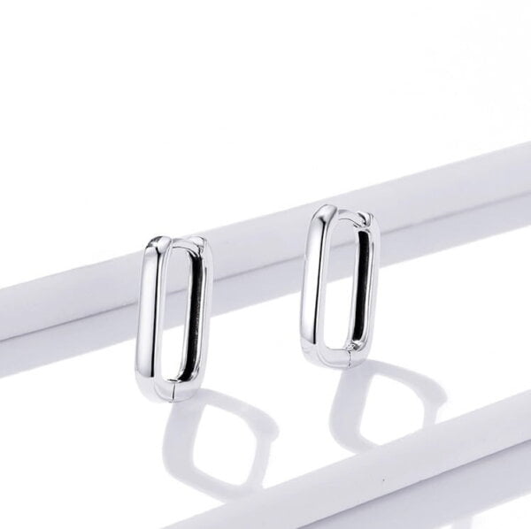 Sidabriniai kvadratinės formos auskarai-6 Sidabriniai kvadratinės formos auskarai-6