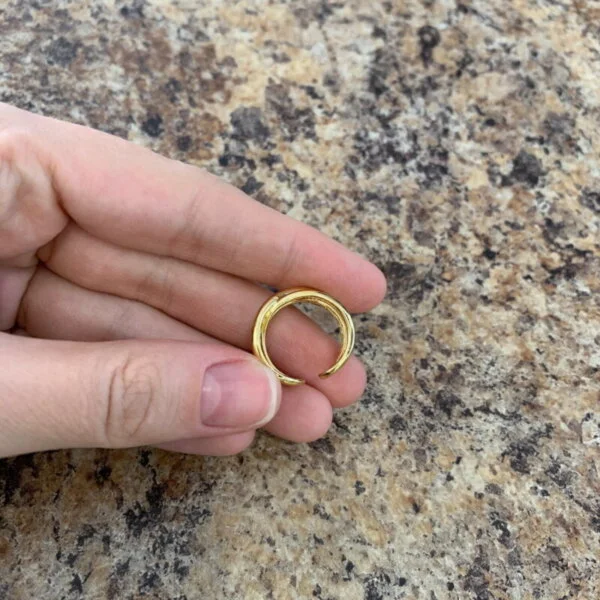 Sidabrinis elegantiškas persipinusių juostų žiedas-6 Sidabrinis elegantiškas persipinusių juostų žiedas-6