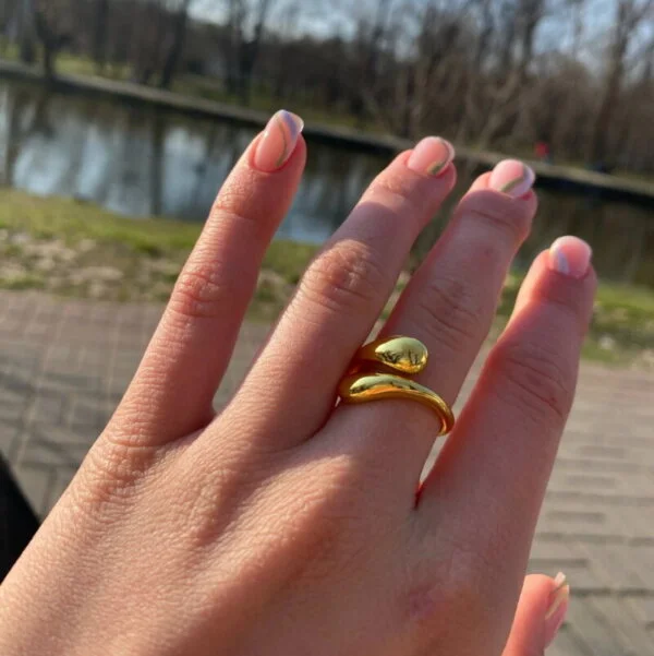 Sidabrinis korėjietiškas madingas žiedas-3 Sidabrinis korėjietiškas madingas žiedas-3