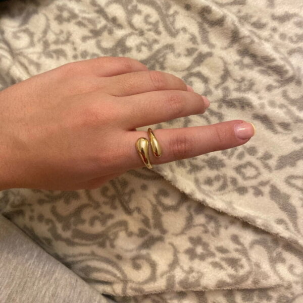 Sidabrinis korėjietiškas madingas žiedas-4 Sidabrinis korėjietiškas madingas žiedas-4