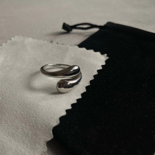 Sidabrinis korėjietiškas madingas žiedas-7 Sidabrinis korėjietiškas madingas žiedas-7