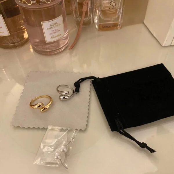 Sidabrinis korėjietiškas madingas žiedas-9 Sidabrinis korėjietiškas madingas žiedas-9