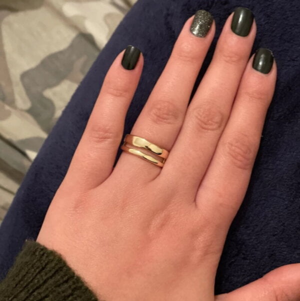 Sidabrinis madingas apvalus žiedas-4 Sidabrinis madingas apvalus žiedas-4