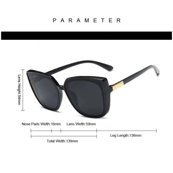 Retro mados katės akių formos akiniai nuo saulės-7 Retro mados katės akių formos akiniai nuo saulės-7