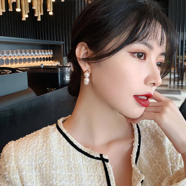 Elegantiški perlų auskarai-4 Elegantiški perlų auskarai-4