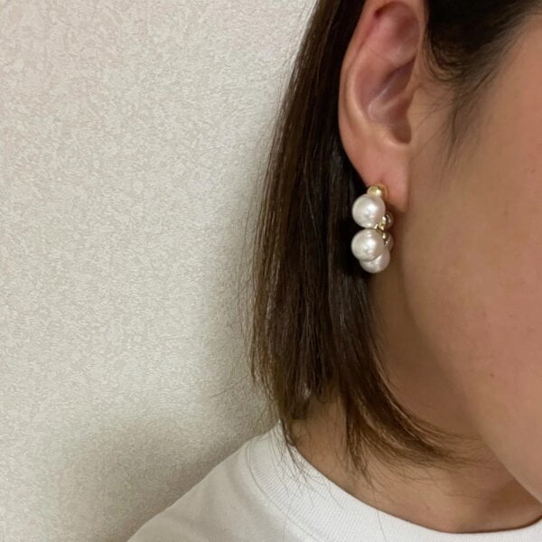 Elegantiški perlų auskarai-6 Elegantiški perlų auskarai-6