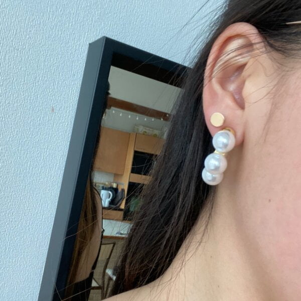 Elegantiški perlų auskarai-7 Elegantiški perlų auskarai-7