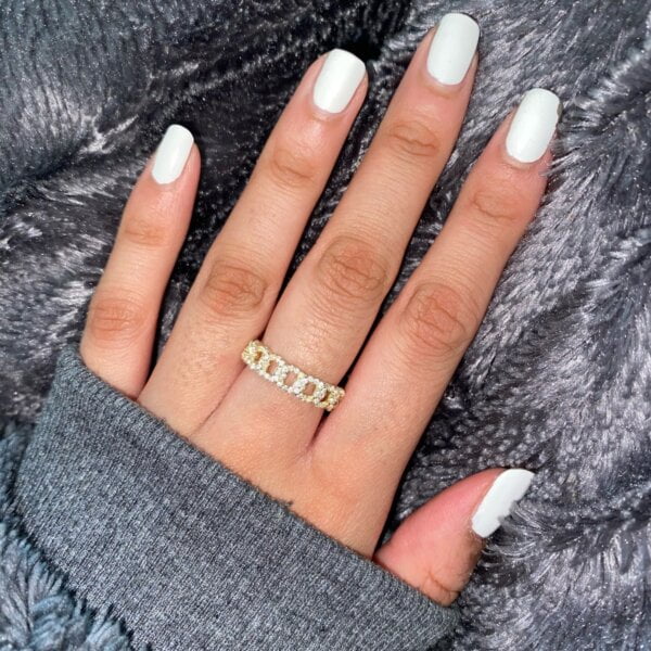 Prabangus cirkonio twist dizaino atviras žiedas-4 Prabangus cirkonio twist dizaino atviras žiedas-4