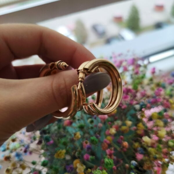 Unikalios formos auskarai Punk-9 Unikalios formos auskarai Punk-9