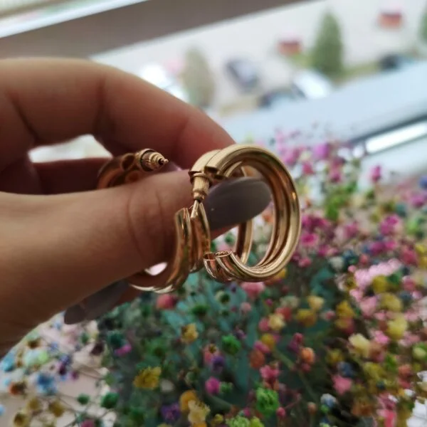 Unikalios formos auskarai Punk-9 Unikalios formos auskarai Punk-9